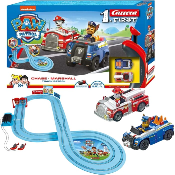 Carrera Paw Patrol Rennbahn 3,5m Set - Mit Chase & Marshall - Bis zu 33% reduziert