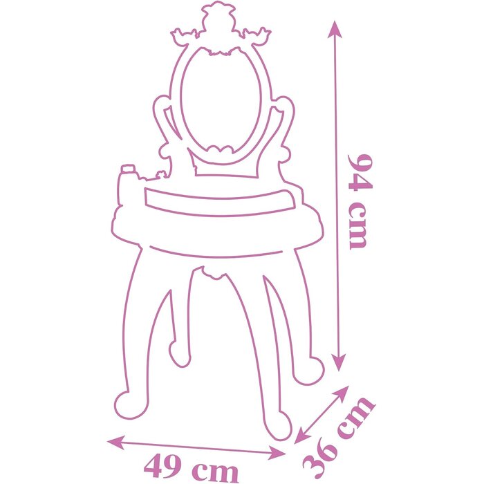 Disney Prinzessin Kinderschminktisch - 2-in-1 Design - bis zu 34% Rabatt