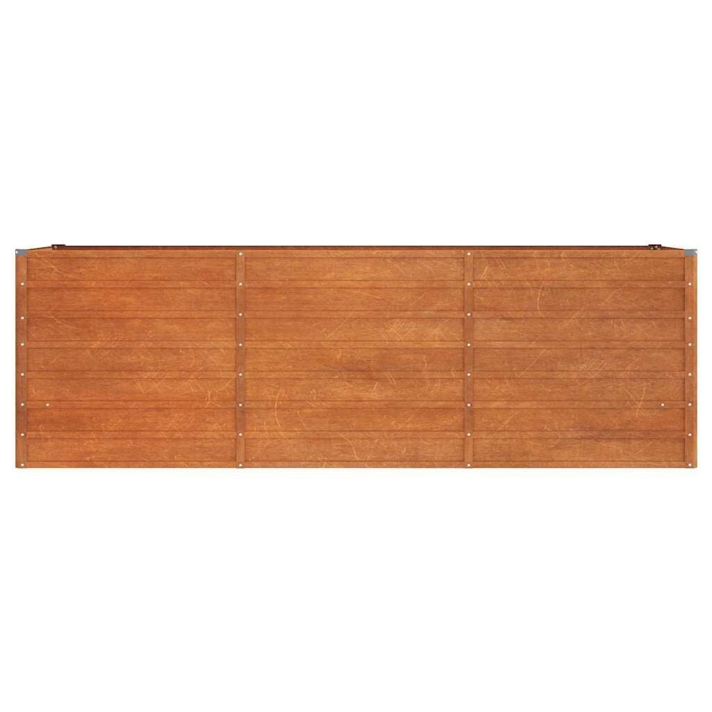 Vidaxl Hochbeet aus Cortenstahl 240x80x77 cm - Sparen Sie bis zu 34%