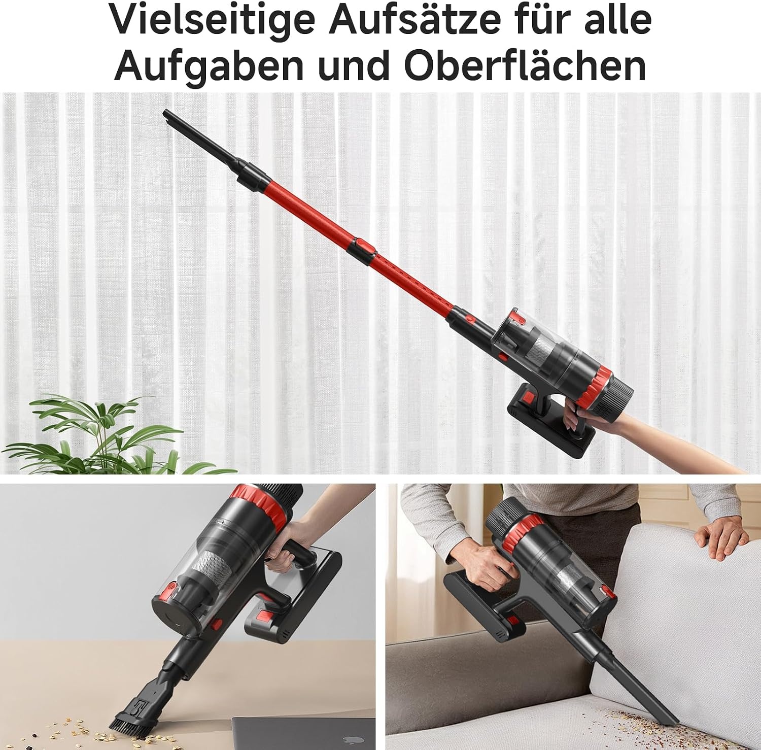 Kabelloser Staubsauger 48 kPa, 70 Min. Laufzeit - Outlet bis zu 33% reduziert