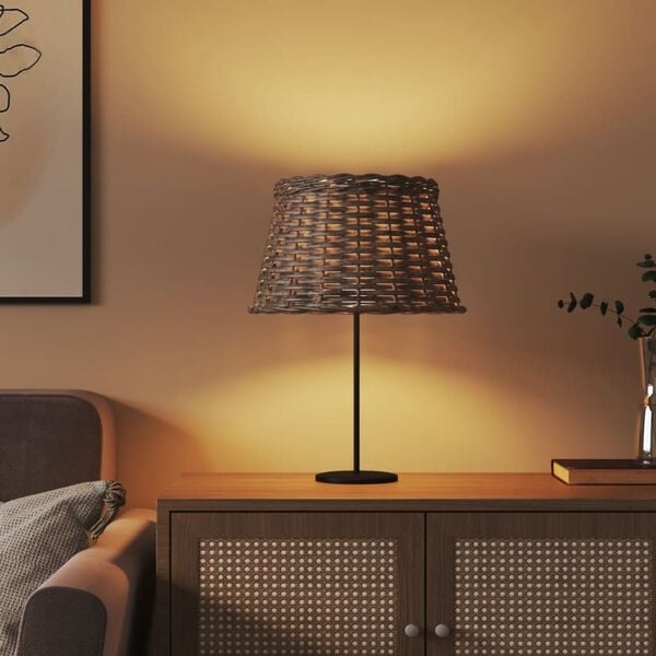 Vidaxl Rattan-Lampenschirm Ø38x23 cm Braun - Outlet-Schnäppchen bis zu 42% Rabatt
