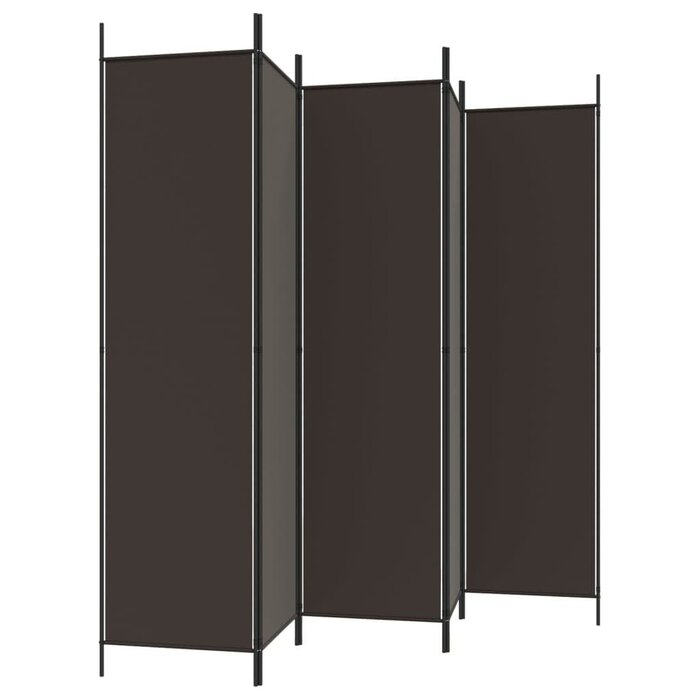 Vidaxl Raumteiler mit 6 Paneelen, 300x200 cm - Braun - Jetzt bis zu 33% sparen