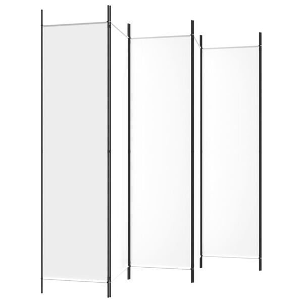 Vidaxl Raumteiler 6 Paneele 300x200 cm - Weiß - bis zu 34% sparen