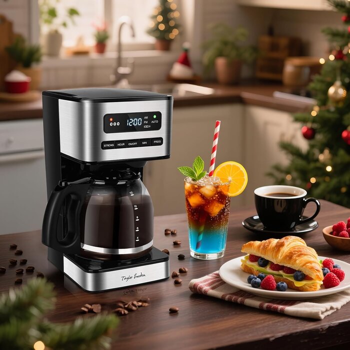 Filterkaffeemaschine 12 Tassen, 1,8L, Timer, Eiskaffee-Modus - bis zu 33% sparen