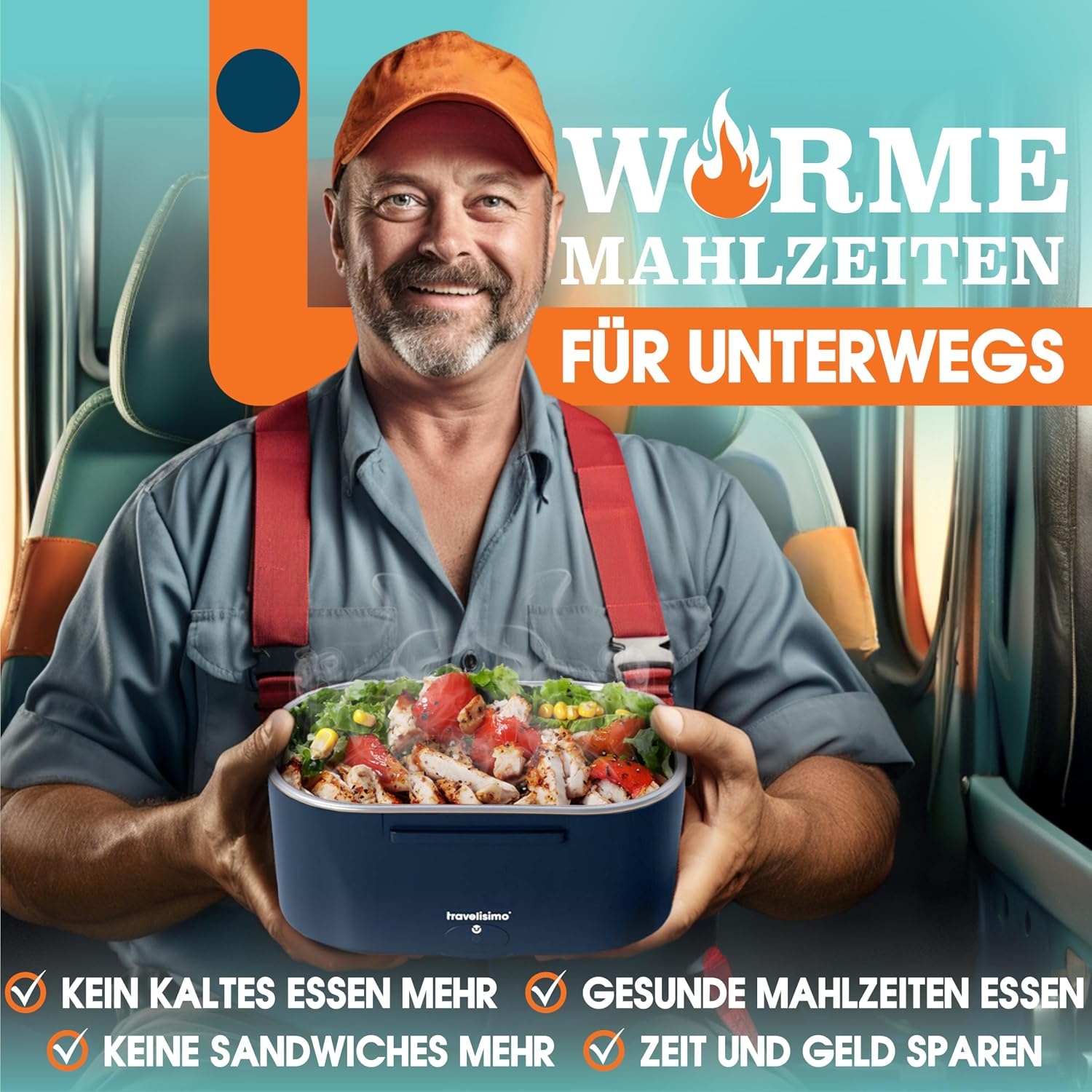 Elektrische Lunchbox 1,5L Edelstahl | Jetzt bis zu 32% sparen