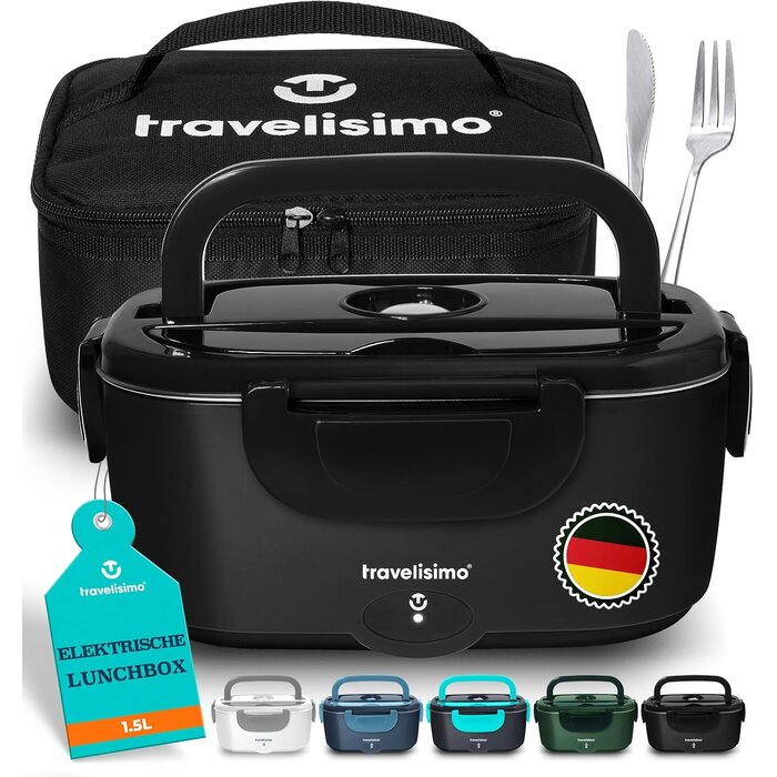 Elektrische Lunchbox 1,5L Edelstahl | Jetzt bis zu 32% sparen