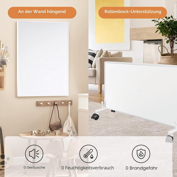 Infrarotheizung 1200W mit WLAN - Wandheizung bis zu 34% günstiger