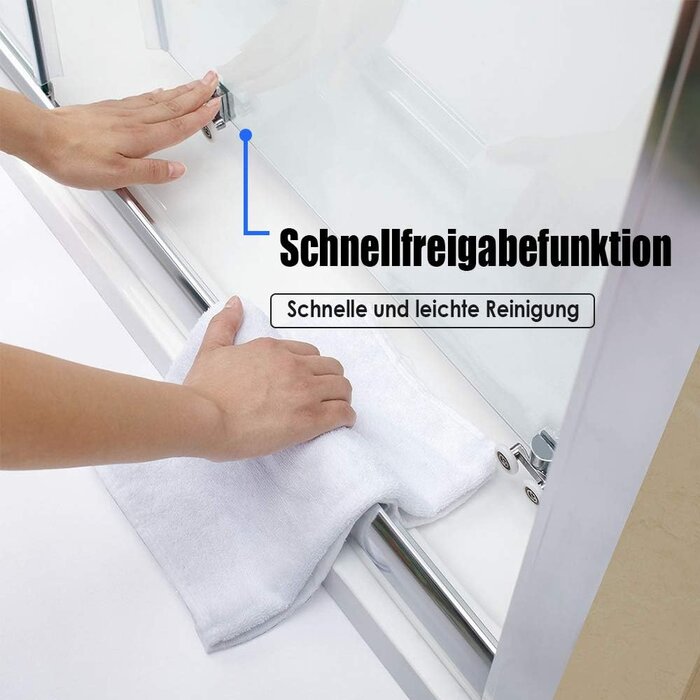 Moderne Eckduschkabine 90x70 cm - Schiebetür - Bis zu 30% Rabatt