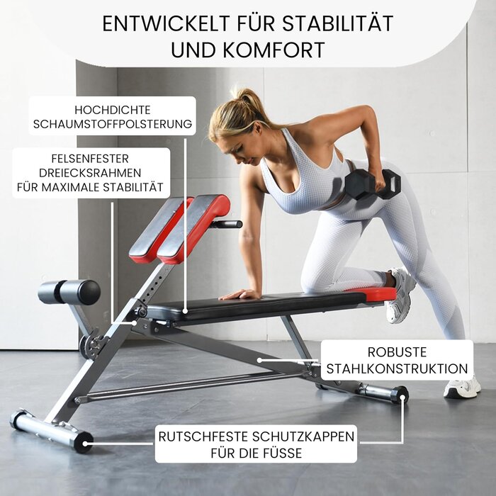 Multifunktionale Hantelbank - Kraftstation für zu Hause - bis zu 30% Rabatt