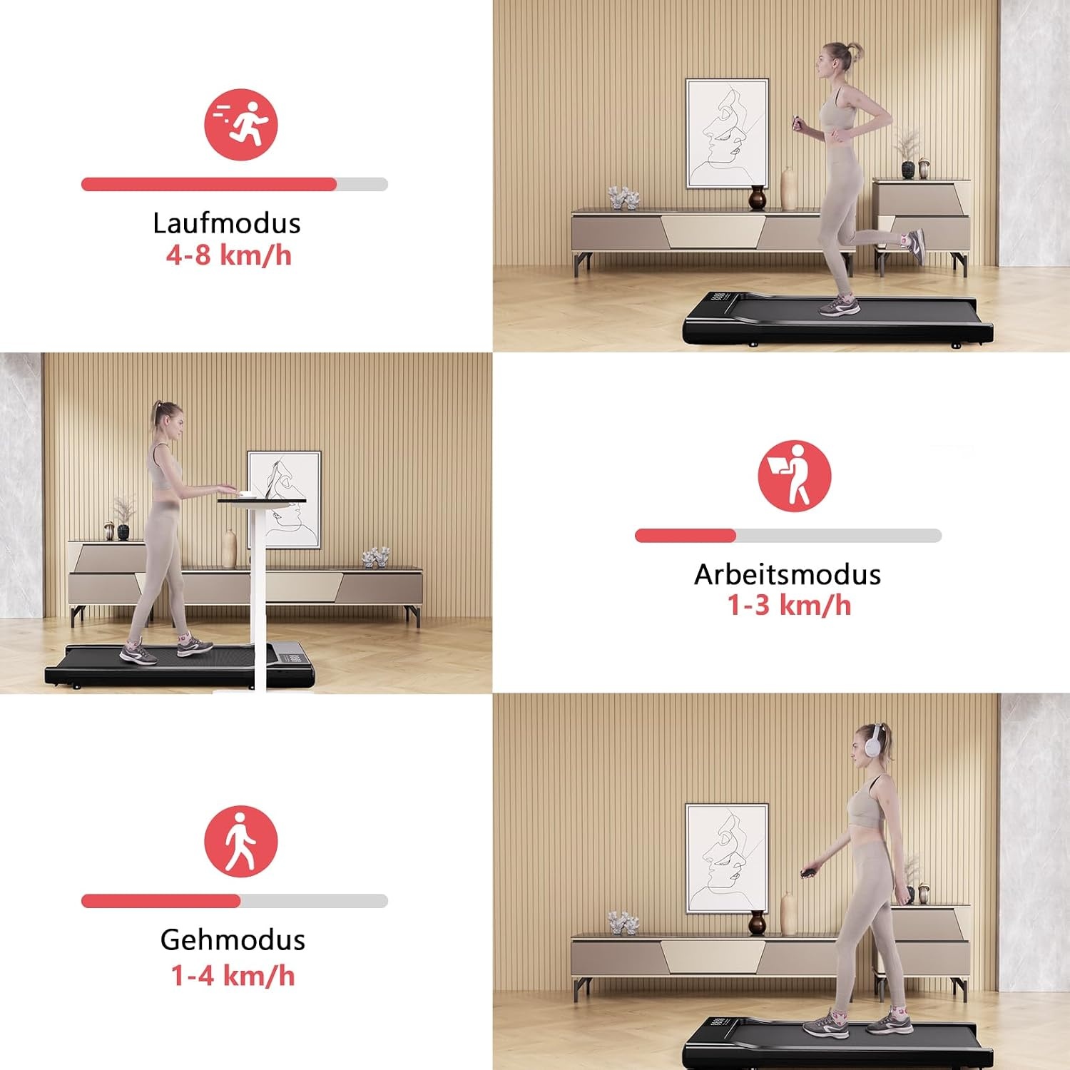Klappbares Laufband für Büro & Zuhause - bis zu 30% Rabatt