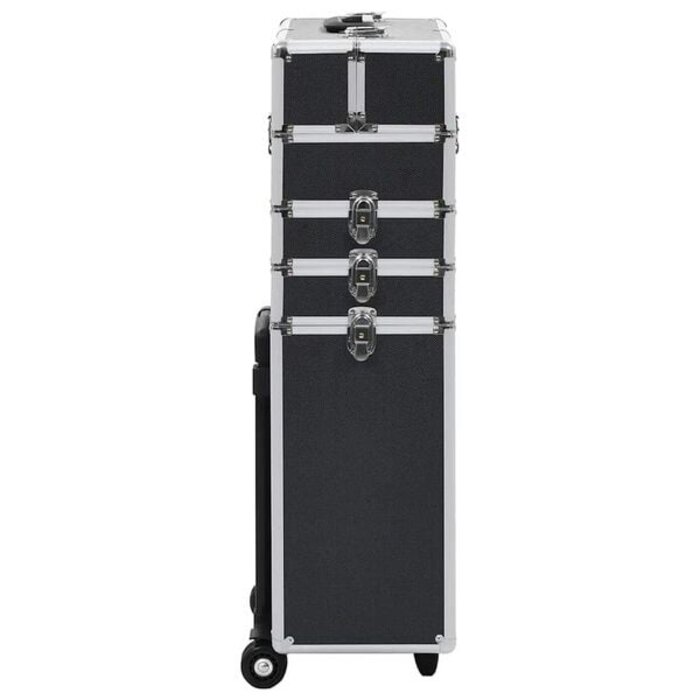 Profi Make-up Trolley Schwarz - Ordnung für Kosmetik bis zu 34% günstiger