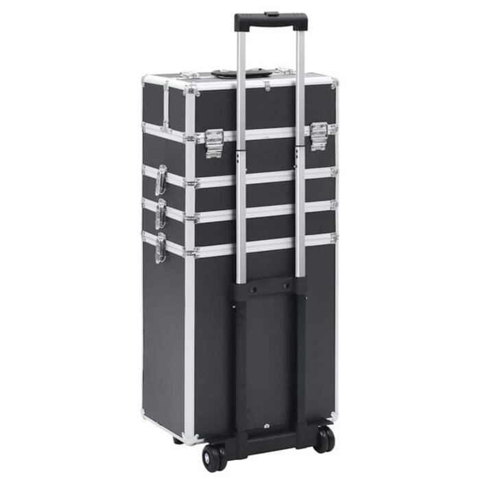 Profi Make-up Trolley Schwarz - Ordnung für Kosmetik bis zu 34% günstiger