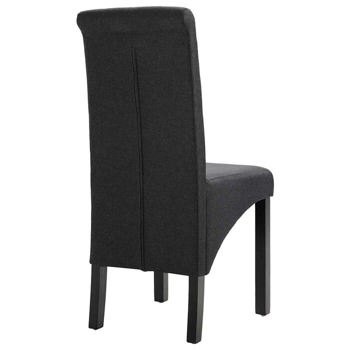 2er Set Esszimmerstühle Dunkelgrau - Zeitloses Design - Sparen Sie bis zu 35%