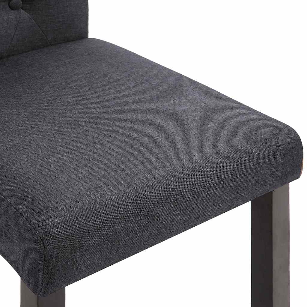 2er Set Esszimmerstühle Dunkelgrau - Zeitloses Design - Sparen Sie bis zu 35%