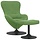 Egg Chair Lounge-Sessel mit Fußhocker, hellgrün - bis zu 35% Rabatt