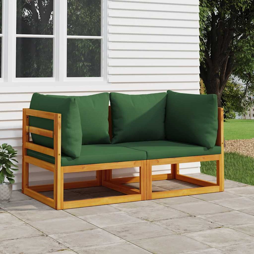 Eckbank Set aus Akazienholz, 2-teilig - Gartenmöbel bis zu 30% reduziert