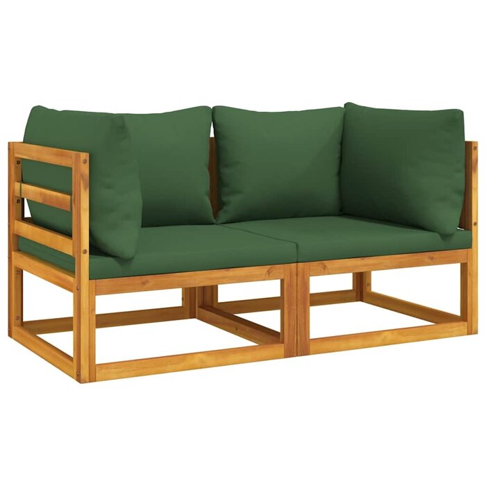 Eckbank Set aus Akazienholz, 2-teilig - Gartenmöbel bis zu 30% reduziert