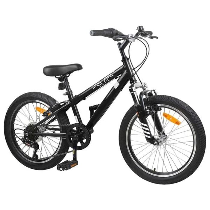 Mountainbike 24 Zoll, Schwarz - Bis zu 30% Rabatt auf Rückläufer