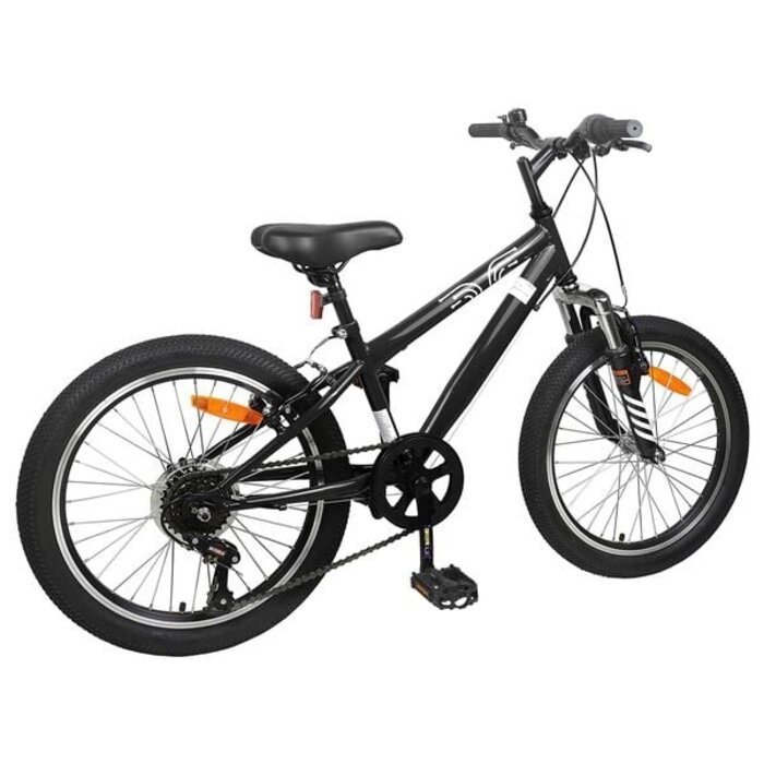 Mountainbike 24 Zoll, Schwarz - Bis zu 30% Rabatt auf Rückläufer