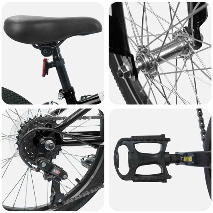 Mountainbike 24 Zoll für Kinder - Schwarz - bis zu 30% Rabatt