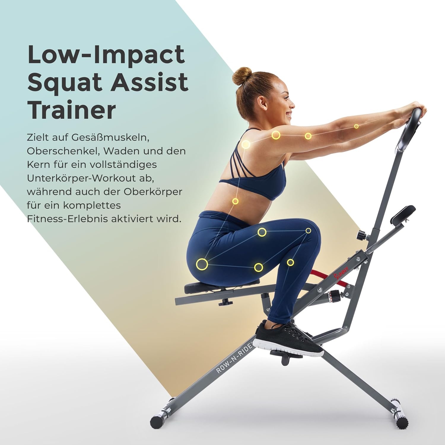 Squat Assist Fitnessgerät mit hydraulischem Widerstand - bis zu 30% Rabatt