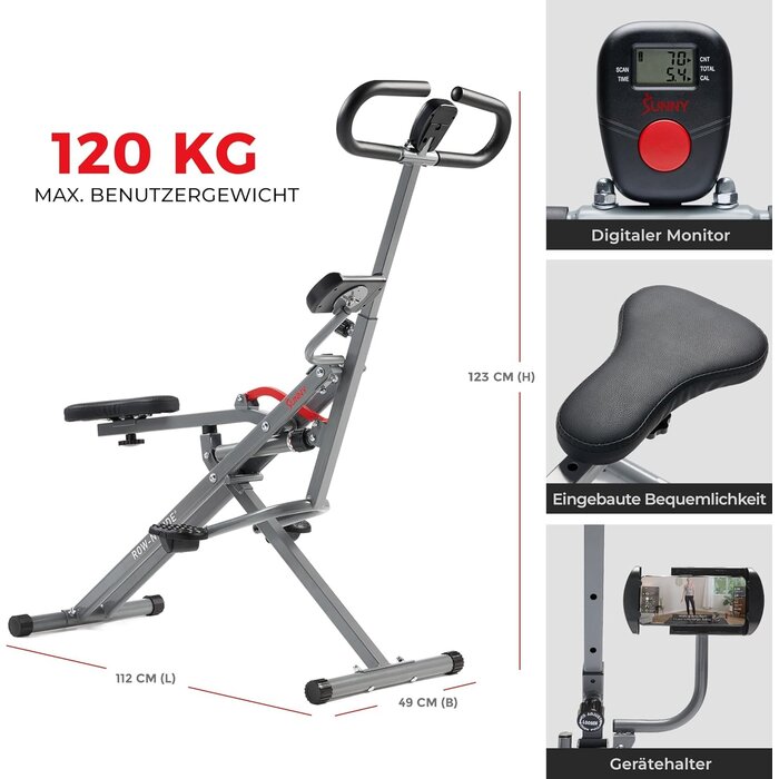 Squat Assist Fitnessgerät mit hydraulischem Widerstand - bis zu 30% Rabatt