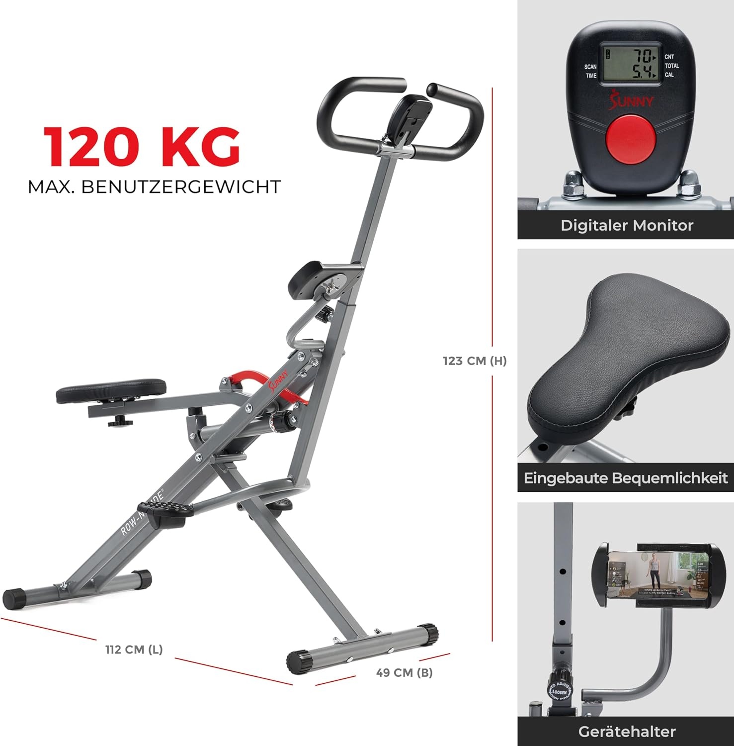 Squat Assist Fitnessgerät mit hydraulischem Widerstand - bis zu 30% Rabatt