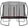 Rechteckiges Gartentrampolin 244 x 366 cm bis zu 43% günstiger
