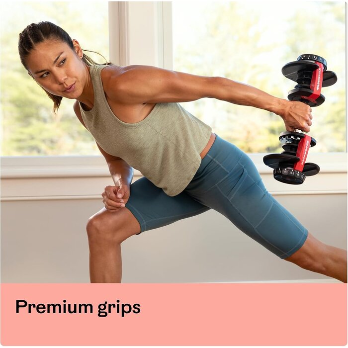 Verstellbare Hantel 2-24 kg - Platzsparendes Krafttraining bis zu 30% reduziert