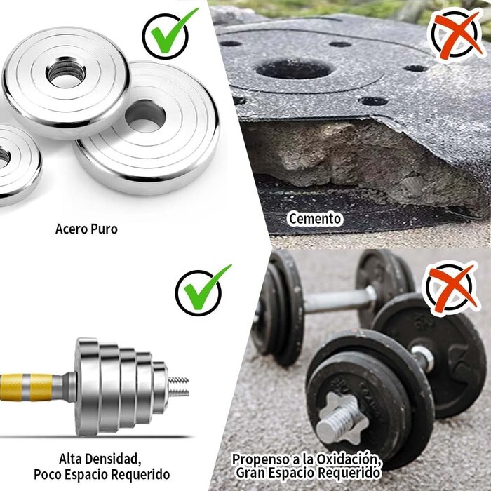 Hantelset 30 kg aus Metall - Robustes Training für zu Hause - bis zu 30% sparen