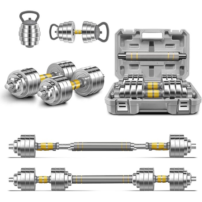 Hantelset 30 kg aus Metall - Robustes Training für zu Hause - bis zu 30% sparen