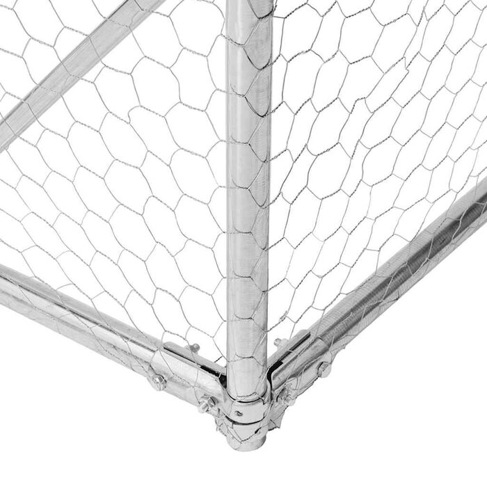 Großer Hühnerstall 2,5x2x2,25 m - Verzinkter Stahl - Bis zu 35% Rabatt