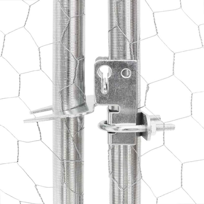 Großer Hühnerstall 2,5x2x2,25 m - Verzinkter Stahl - Bis zu 35% Rabatt