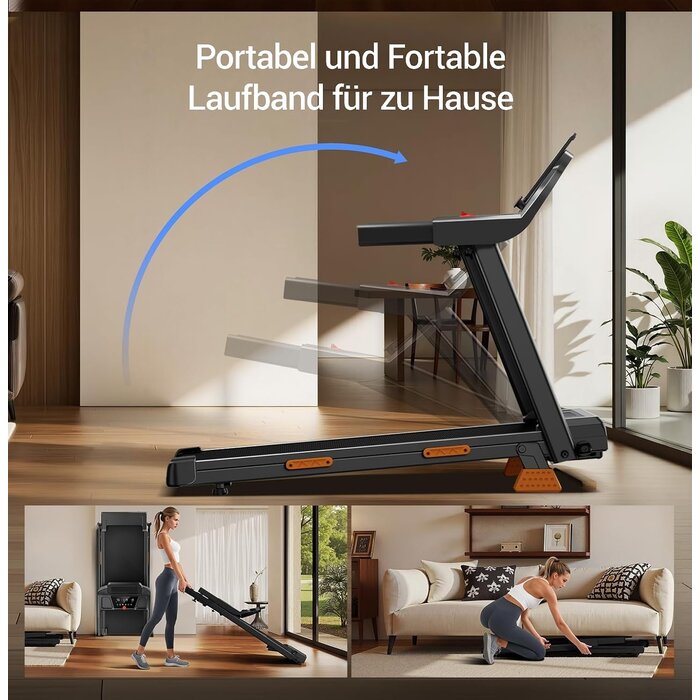 Klappbares elektrisches Laufband - 12 km/h - Bis zu 30% Rabatt im Outlet