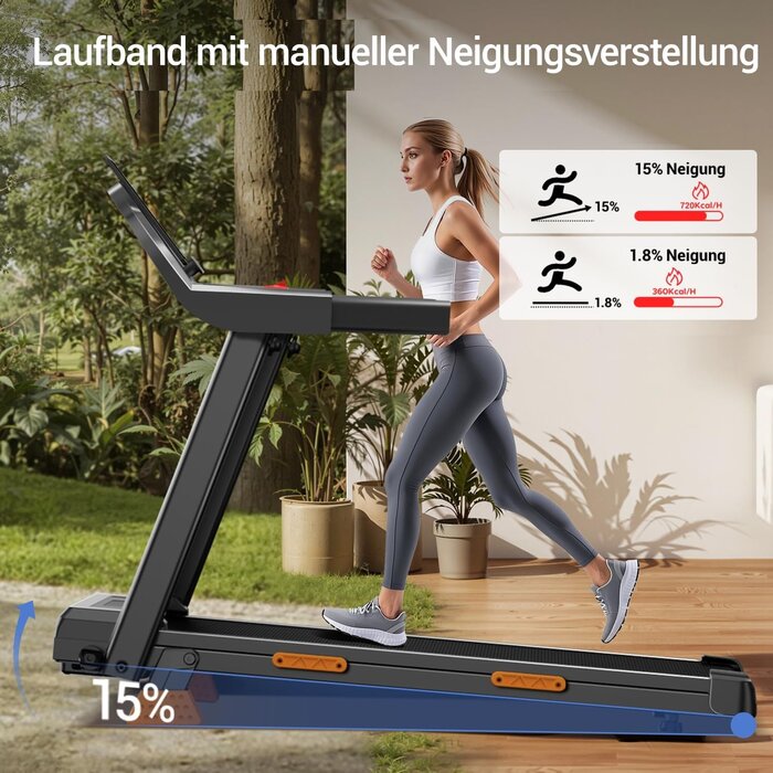 Klappbares elektrisches Laufband - 12 km/h - Bis zu 30% Rabatt im Outlet