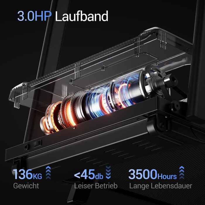 Klappbares elektrisches Laufband - 12 km/h - Bis zu 30% Rabatt im Outlet