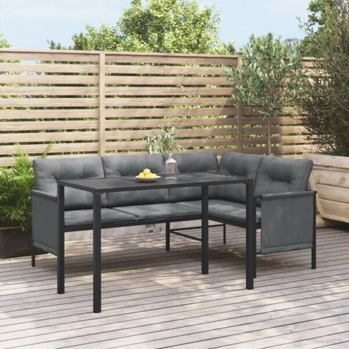Moderner Gartentisch 110x54x70 cm Anthrazit - bis zu 24% Rabatt
