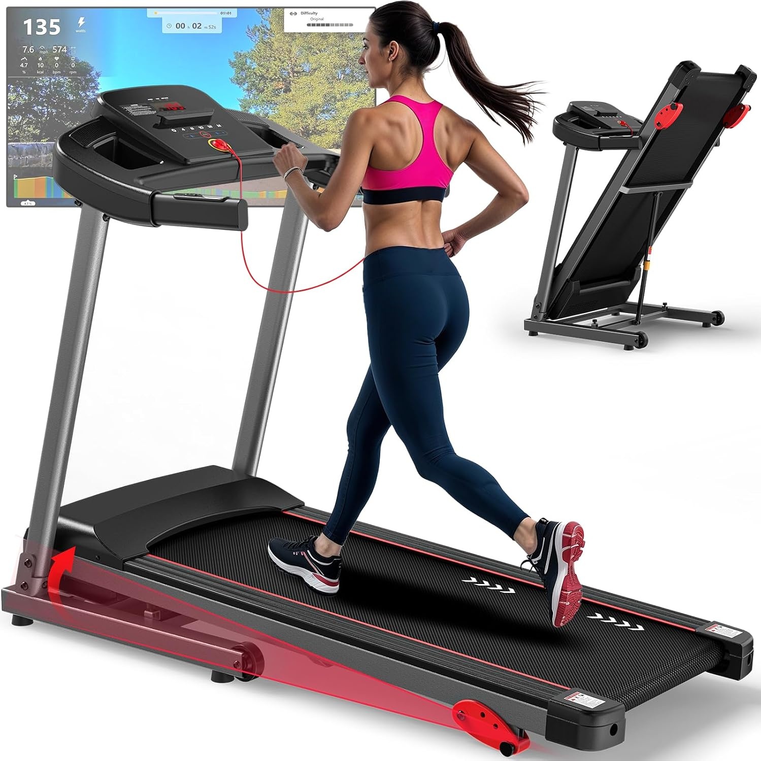 Elektrisches Laufband 2,75 PS bis 130 kg - Jetzt bis zu 35% sparen