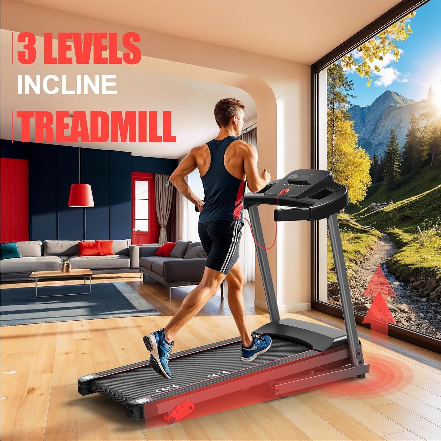Elektrisches Laufband 2,75 PS bis 130 kg - Jetzt bis zu 35% sparen