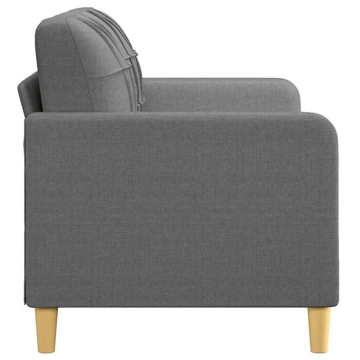 Modernes 2-Sitzer Sofa 140 cm in Dunkelgrau - bis zu 55 % sparen
