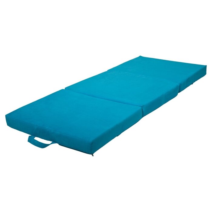 Faltmatratze 80x200x10 cm Blau - Gästebett inkl. Tasche - bis zu 53% reduziert