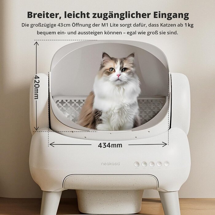 Selbstreinigende Katzentoilette XXL - App-gesteuert - bis zu 35% Rabatt