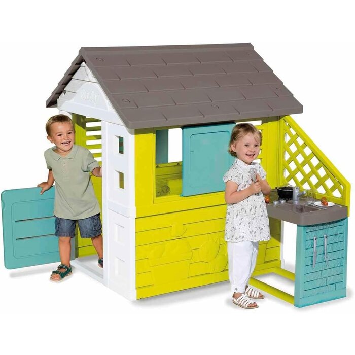 Spielhaus mit Sommerküche - Nachhaltig & Robust - Jetzt bis zu 45% reduziert