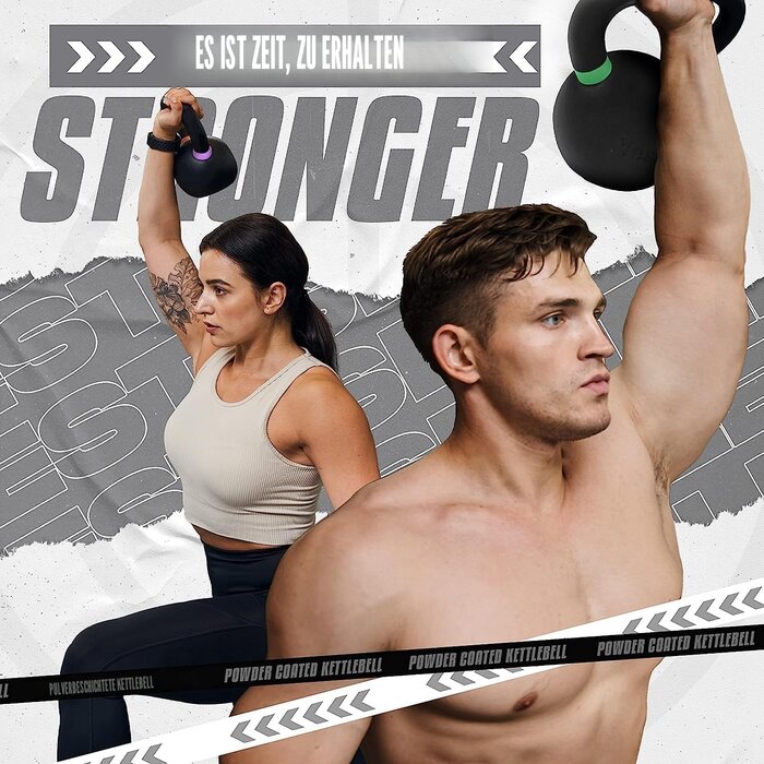 Professionelle Kettlebell 32 kg Gusseisen - bis zu 35% Rabatt