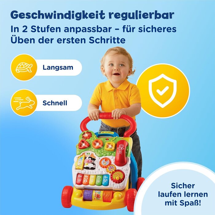 Interaktiver Lauflernwagen mit Spielcenter - sparen Sie bis zu 28%