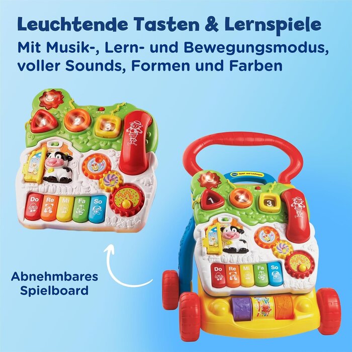 Interaktiver Lauflernwagen mit Spielcenter - sparen Sie bis zu 28%