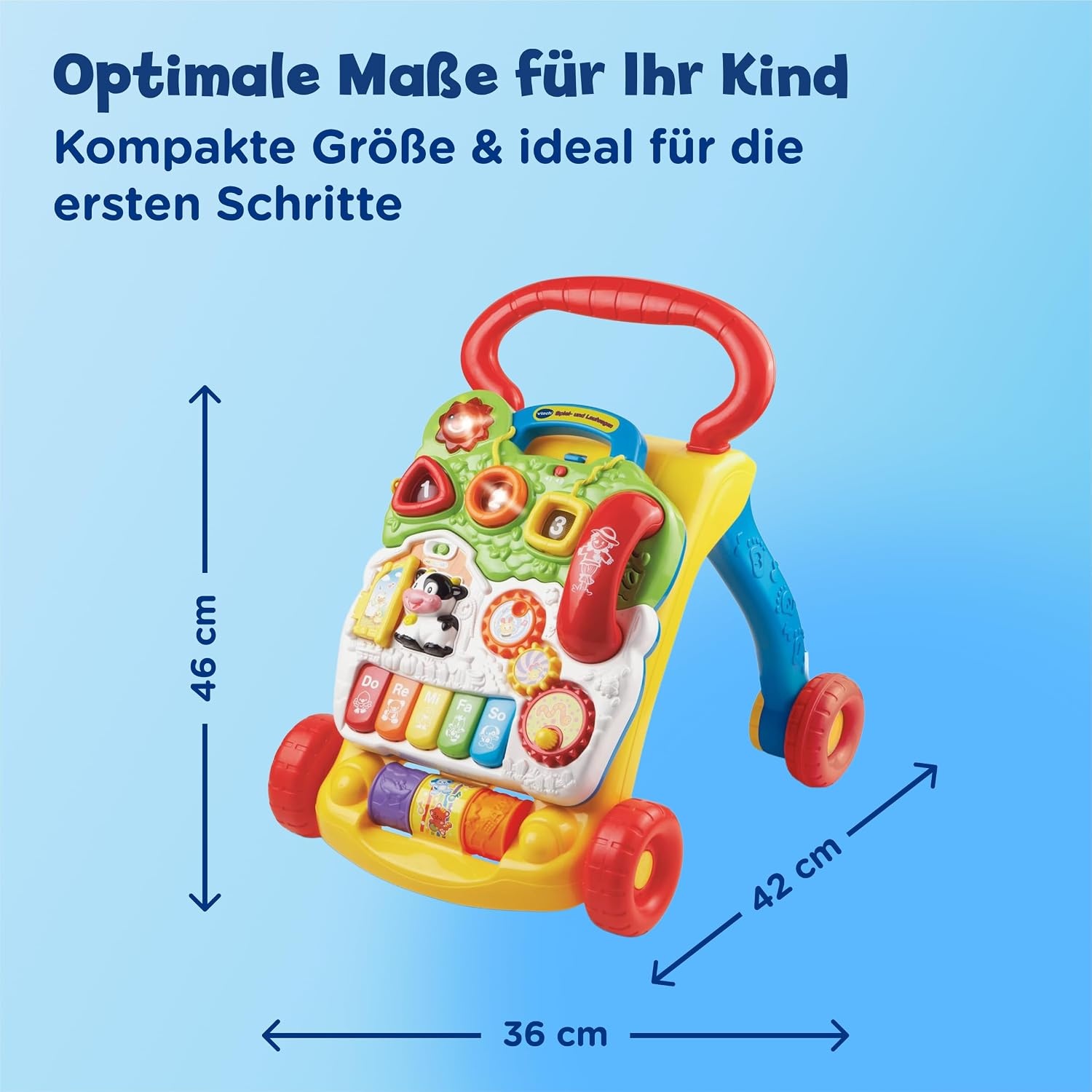 Interaktiver Lauflernwagen mit Spielcenter - sparen Sie bis zu 28%