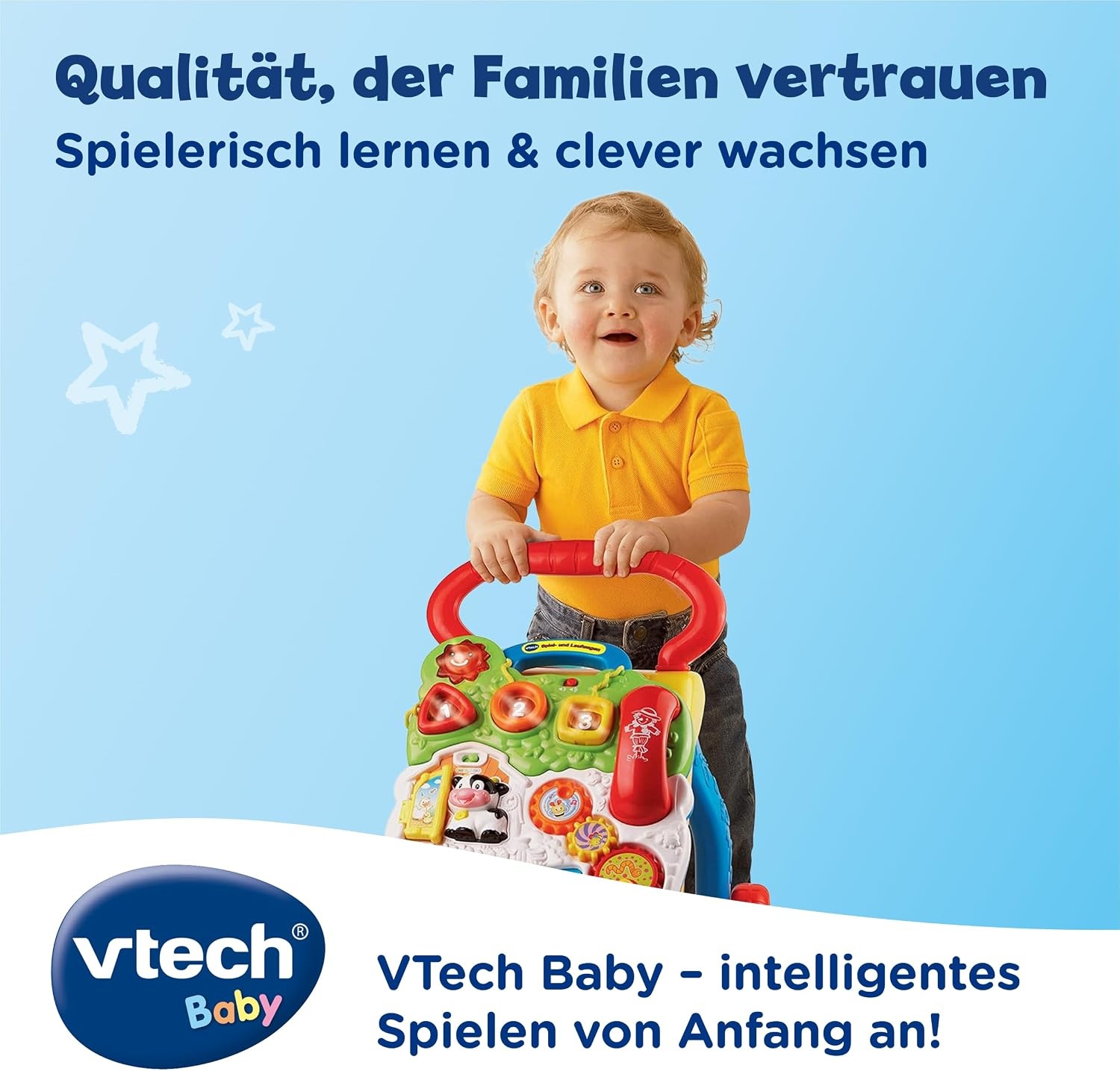 Interaktiver Lauflernwagen mit Spielcenter - sparen Sie bis zu 28%