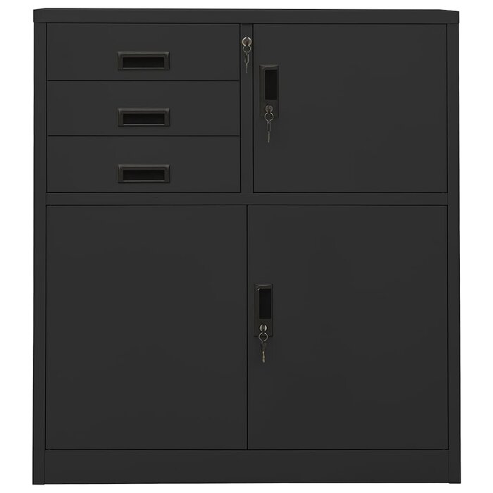 Robuster Stahlschrank in Anthrazit - Archivschrank - bis zu 30% Rabatt
