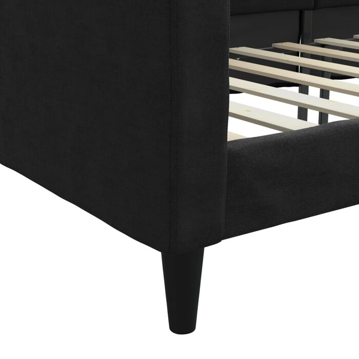 Vielseitiges Schlafsofa 90x200 cm Schwarz - Bis zu 32% günstiger